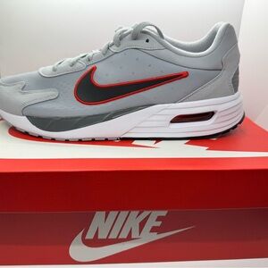 New in box Nike Men's Air Max SOLO Gray and Red